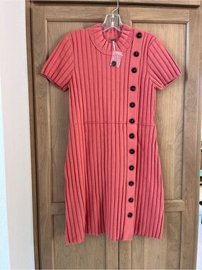 Free People Lottie Ribbed Sweater Dress